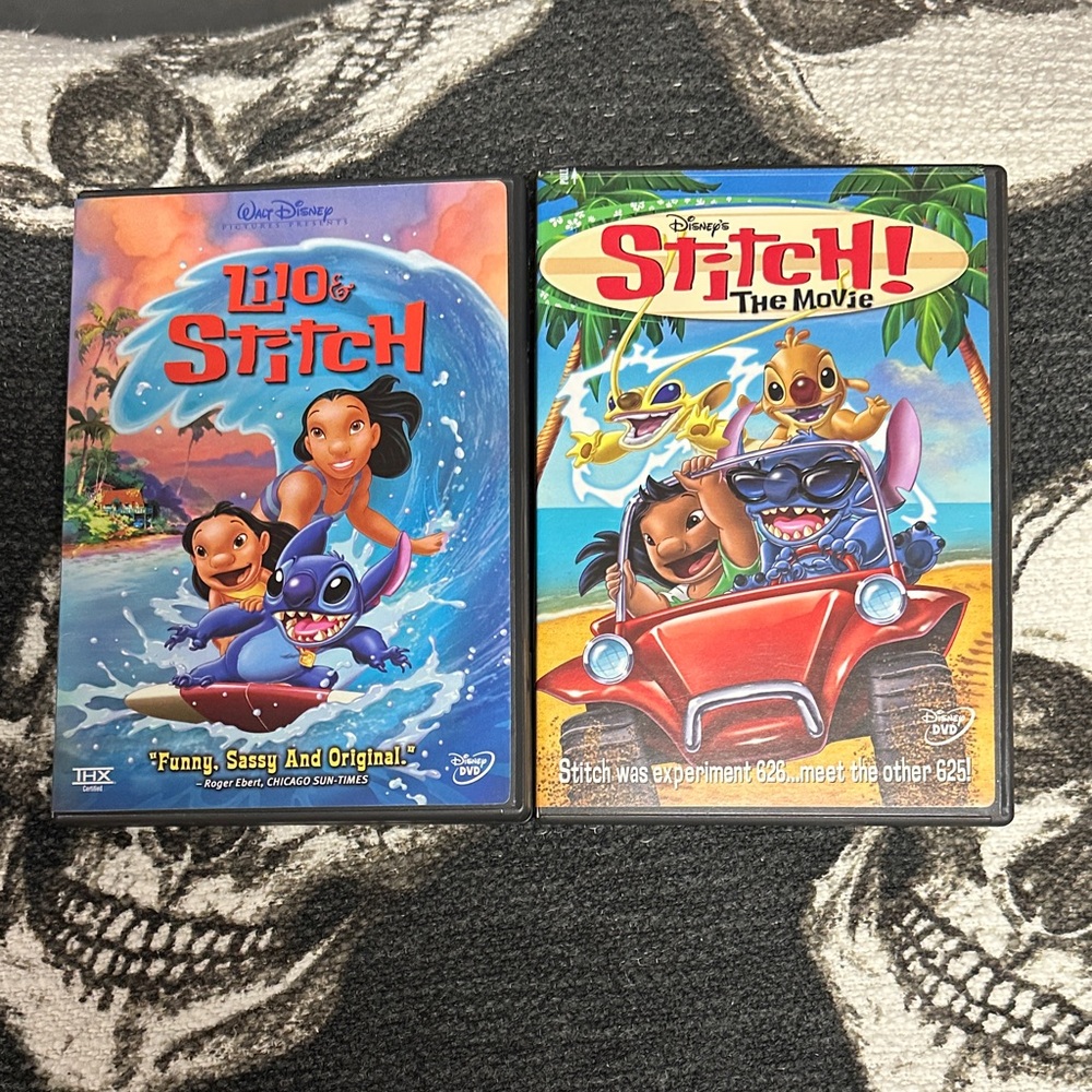 Disney Lilo & Stitch DVD Set - Colorful Covers